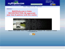Tablet Screenshot of myrvparks.com